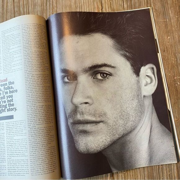 Rob Lowe - Interview magazine - March 1990 - Picture 2 of 13